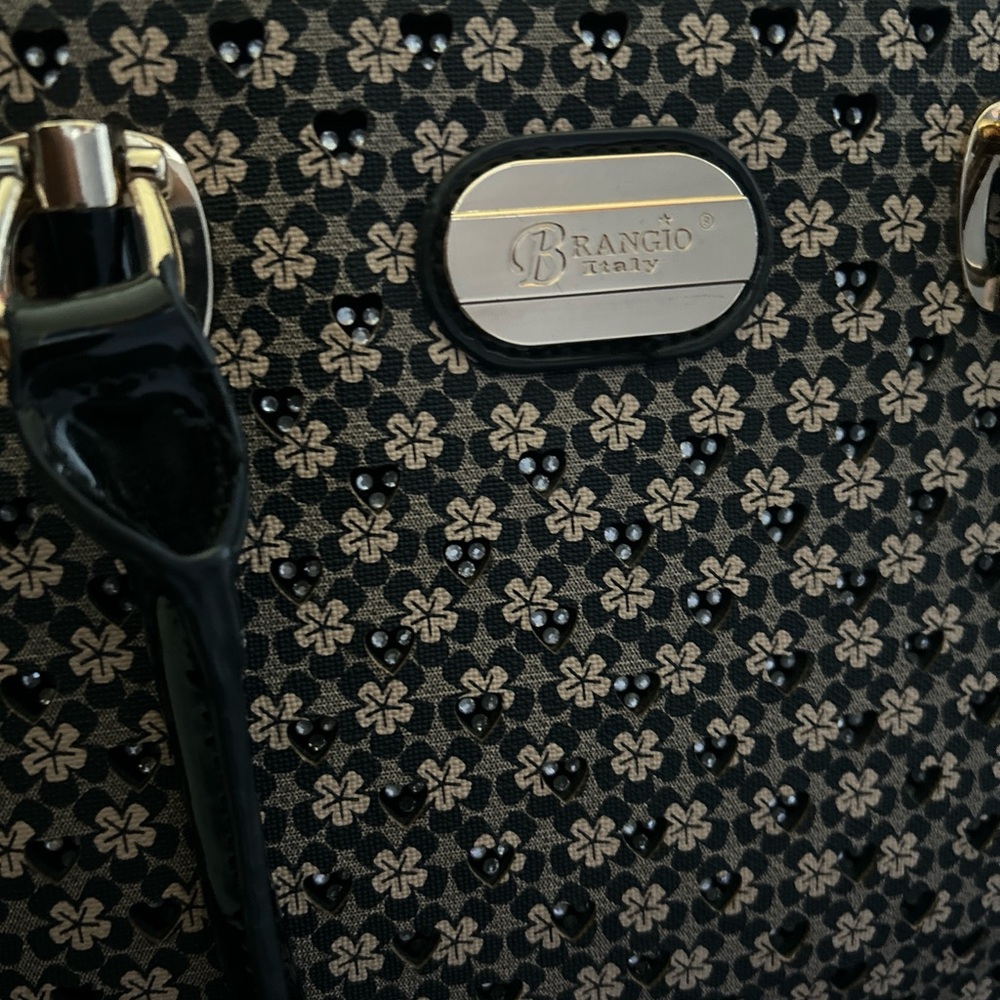Brangio Italy Twinkle Star Shoulder Tote Bag - Picture 7 of 8